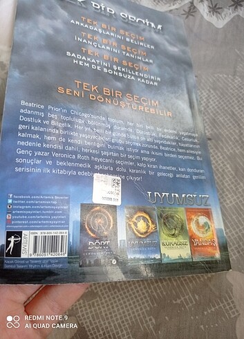 Beden Renk UYUMSUZ 1 VERONİCA ROTH 