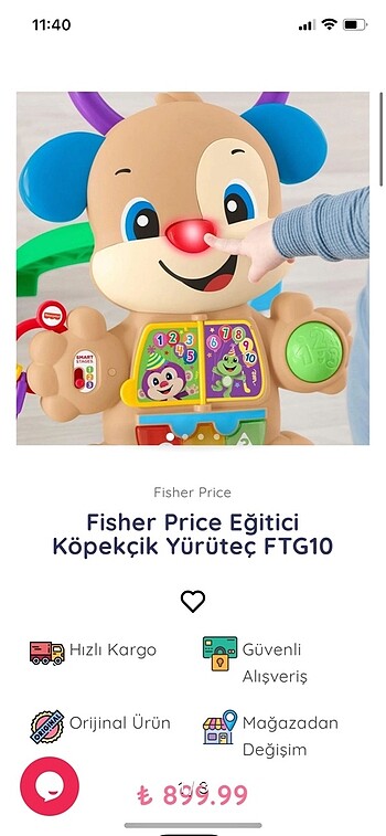 Fisher price yürüteç oyuncak