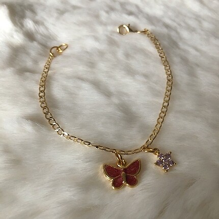 Pembe Charm Bileklik