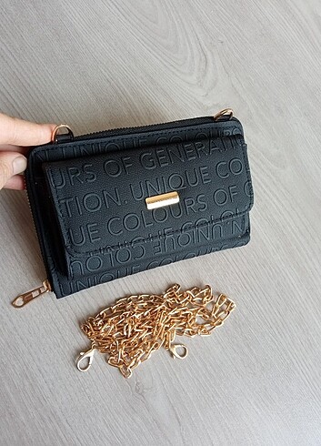 Kadın cüzdanı telefon çantası askılı çanta 