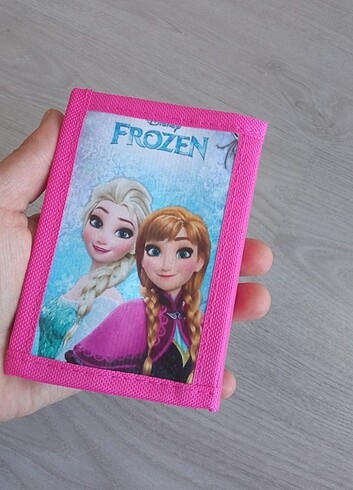 Frozen baskılı kız çocuk cüzdanı 