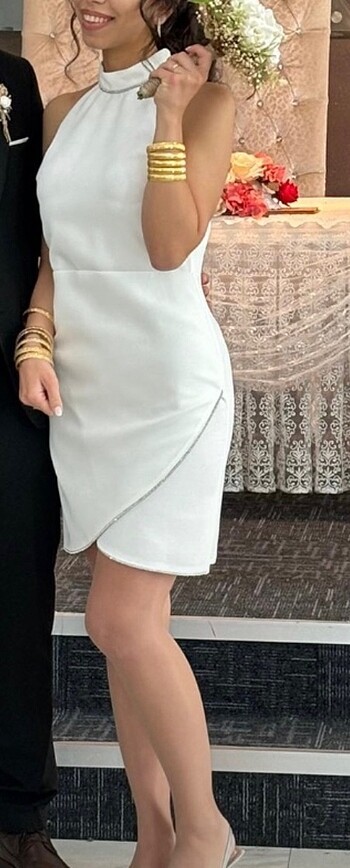 Ekol Beyaz Nikah Elbisesi