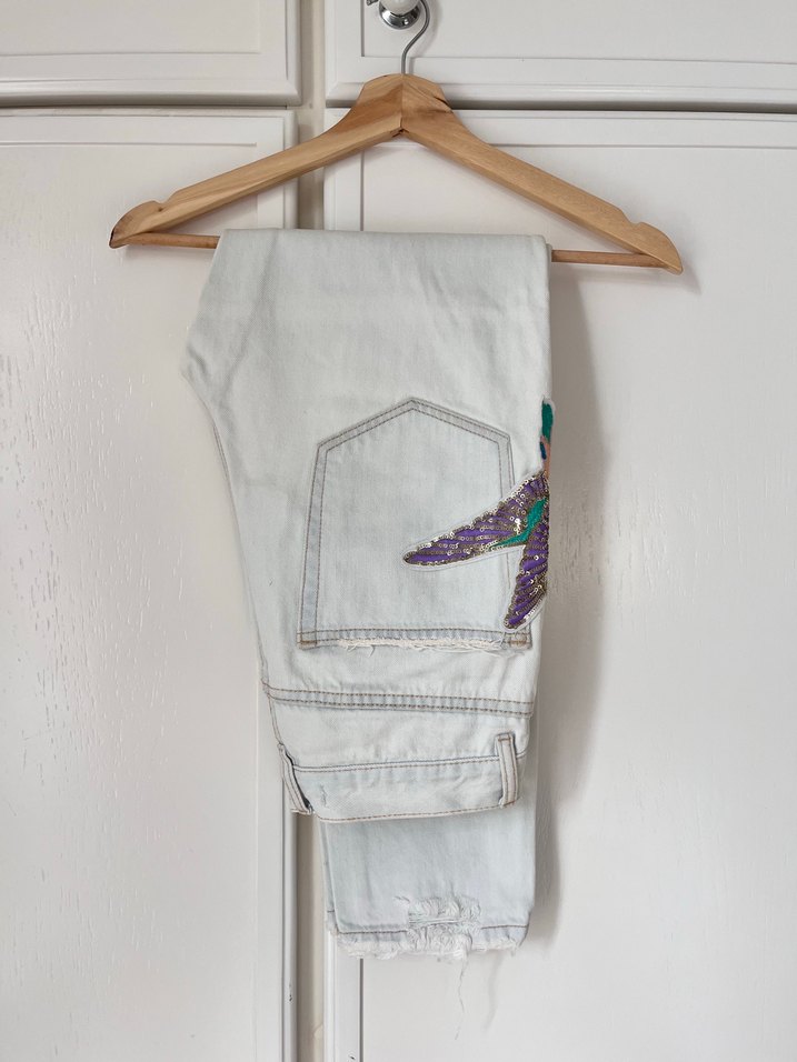 Pull and Bear Yırtık Hummingbird Denim Jean — görsel 4/8