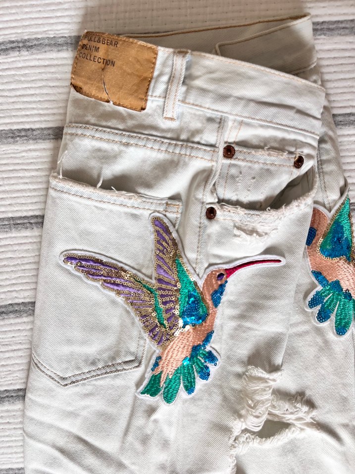 Pull and Bear Yırtık Hummingbird Denim Jean — görsel 2/8