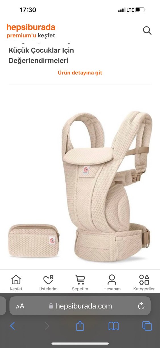 Bej Bebek Taşıyıcı - Görsel 4