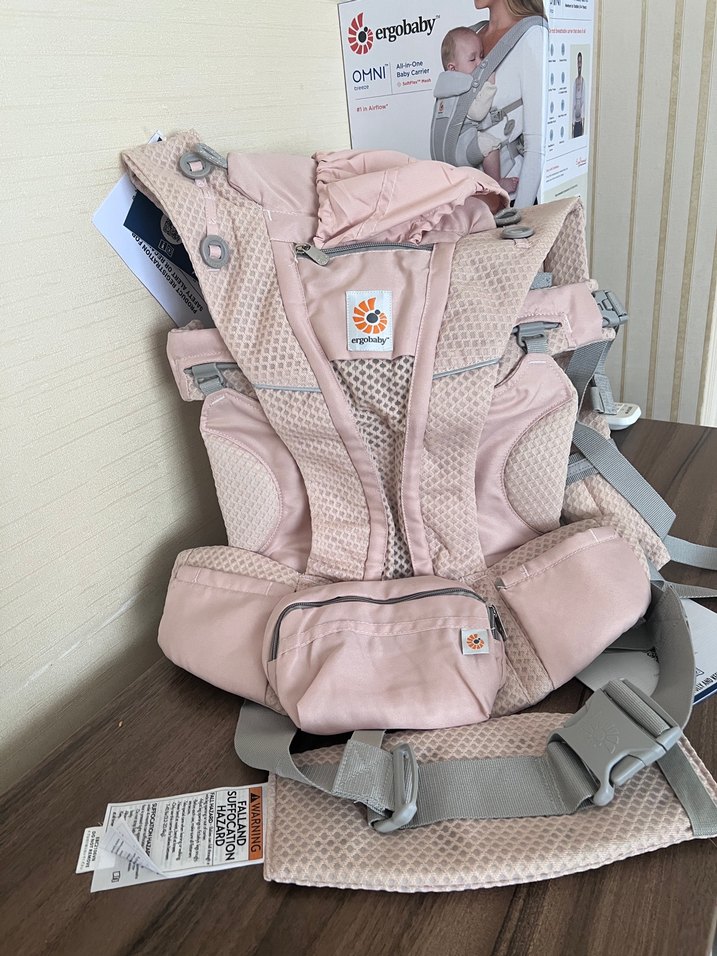 Ergobaby Omni Breeze Bebek Taşıyıcı - Pink - Görsel 4