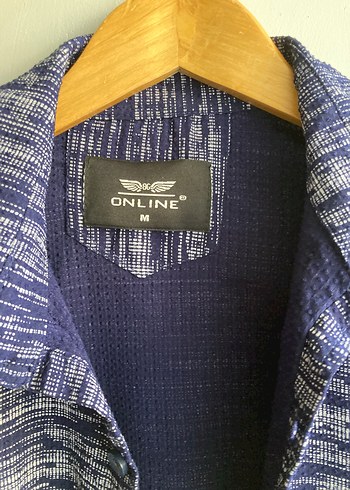 Lacivert Gri Erkek Uzun Kollu Gömlek - Görsel 2