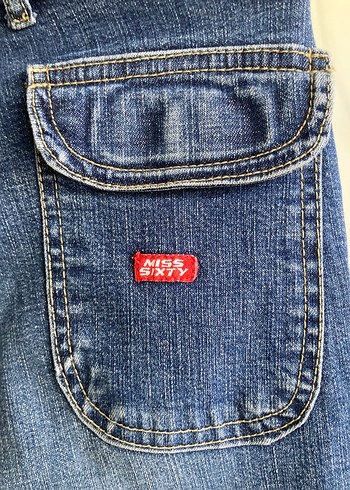 Mavi likralı  dar  Kesim Midi Kot Pantolon - Görsel 3