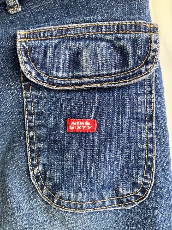 Mavi likralı  dar  Kesim Midi Kot Pantolon - Görsel 3