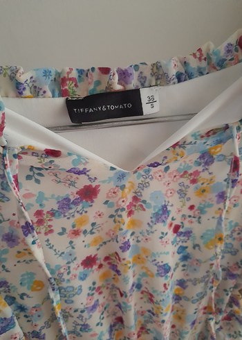 Çiçek Desenli elbise - Görsel 2