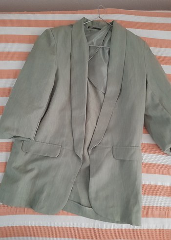 yeşil yarım Kollu Kadın Blazer defacto - Görsel 4