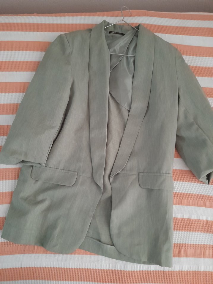 yeşil yarım Kollu Kadın Blazer defacto - Görsel 4