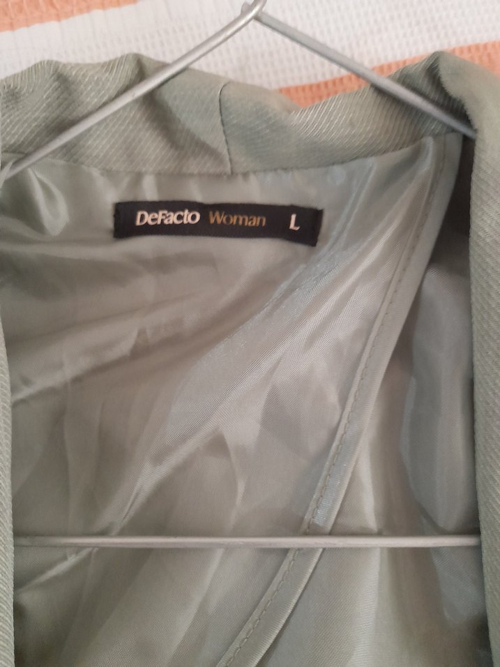 yeşil yarım Kollu Kadın Blazer defacto - Görsel 2