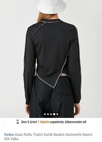 Koton gotik asimetrik kesim bluz. - Görsel 7