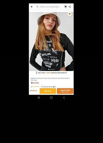 Koton gotik asimetrik kesim bluz. - Görsel 2