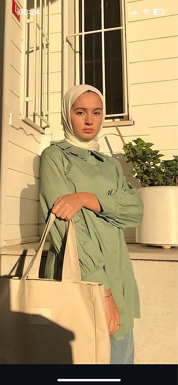Hooopstore yeşil gömlek