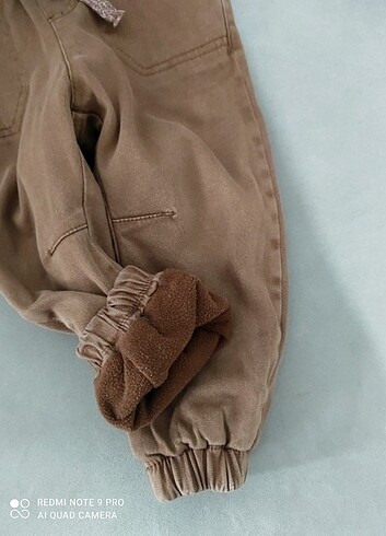 18-24 Ay Beden kahverengi Renk LCW marka içi Polarli pantolon