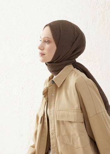 Beden kahverengi Renk Fresh Scarfs bürümcük şal/ Tozlu Kahve