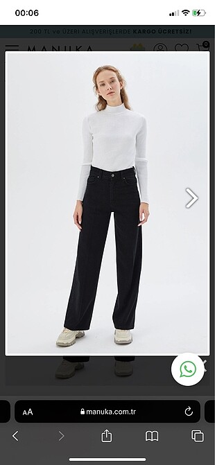 Manuka ütü izli pantalon