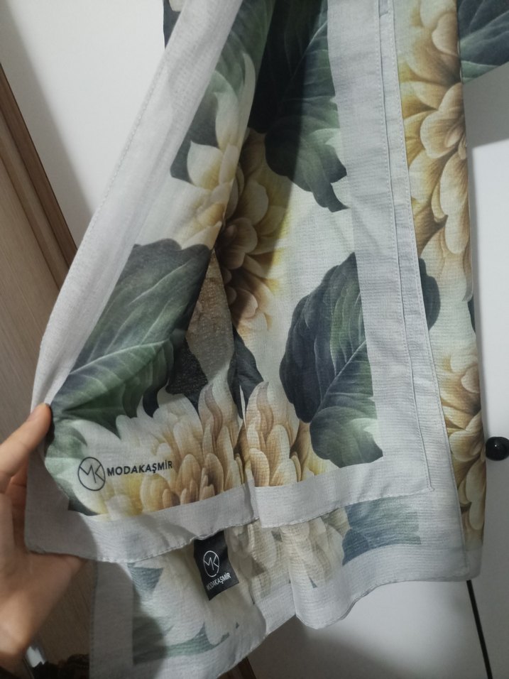 Modakaşmir Ortanca desen şal - Görsel 4