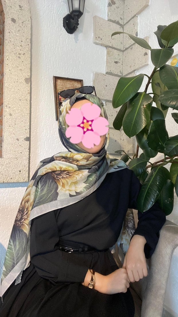 Modakaşmir Ortanca desen şal - Görsel 5