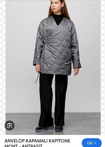 Hooopstore Kapitone Kadın Mont - Görsel 2