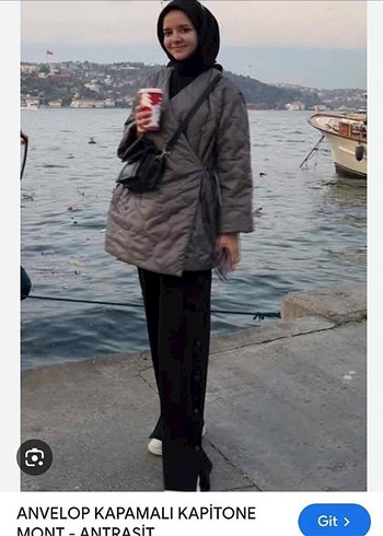 Hooopstore Kapitone Kadın Mont - Görsel 5