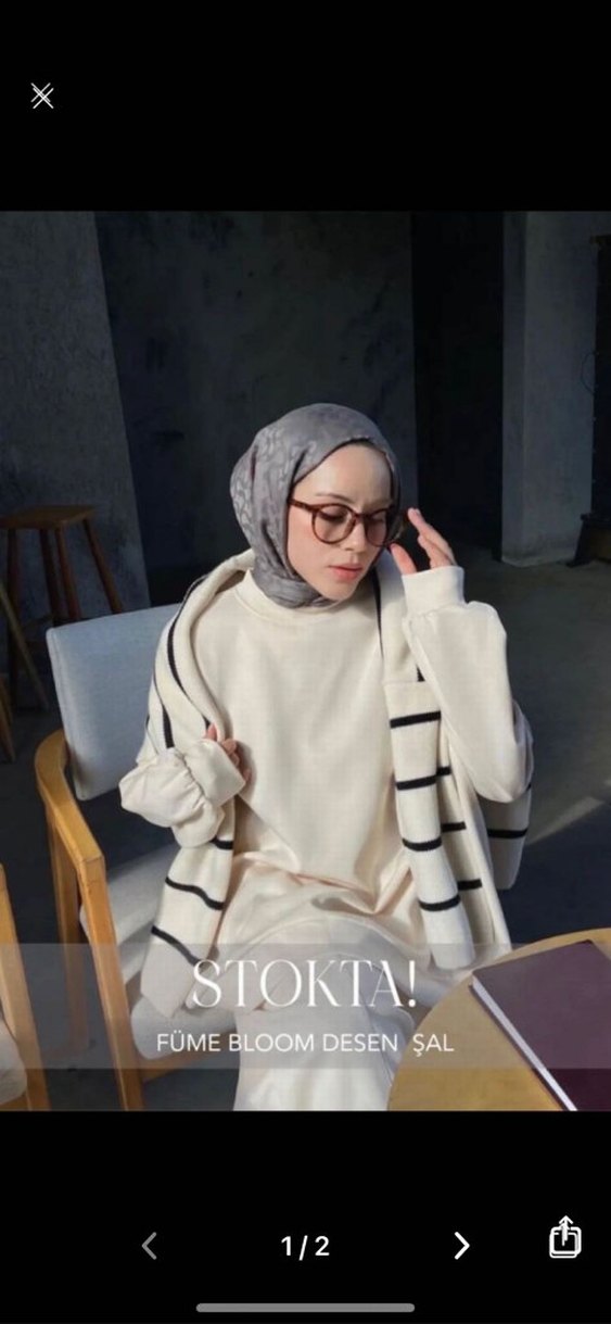 Valorscarfs jakar şal - Görsel 2