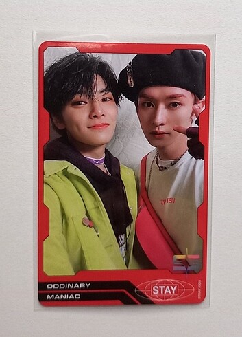 stray kids oddinary jeongin minho unit photocard