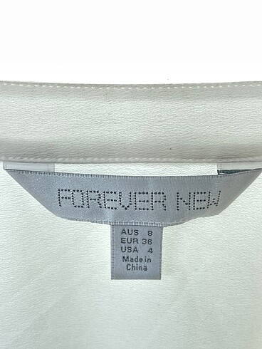 36 Beden beyaz Renk Forever New Gömlek %70 İndirimli.
