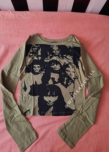 s Beden Y2K FAİRYCORE GRUNGE GOTHIC CROP-TSHİRT 