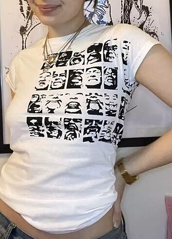 Y2K FAİRYCORE GRUNGE GOTH CROP-TSHİRT 