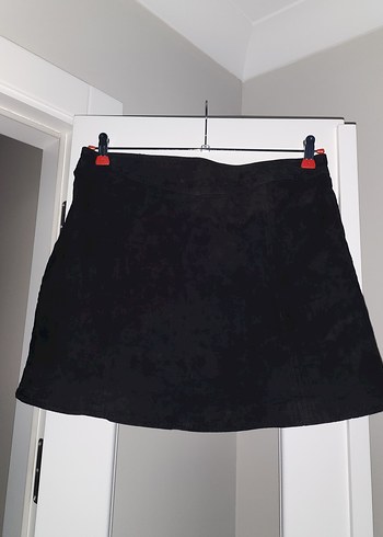 Zara güderi üstune nakış isli mini etek - Görsel 2