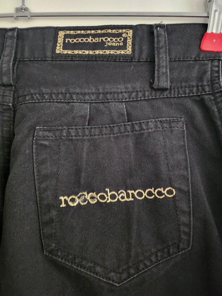 Roccobarocco nakış isli pantalon - Görsel 3