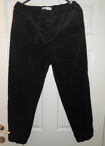 Zara, Jogger, Kadife Siyah Pantolon
