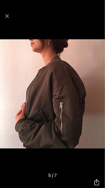 Zara bomber ceket - Görsel 6