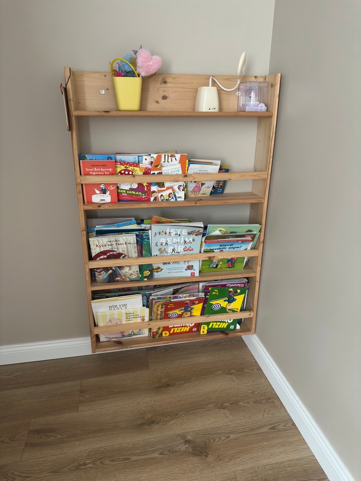 Çok Bölmeli Çok Renkli Çocuk Kitaplığı - Görsel 4