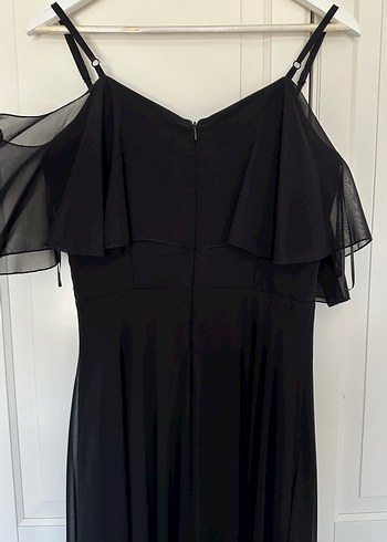 Pierre Cardin Siyah Abiye Elbise-M Beden - Görsel 10