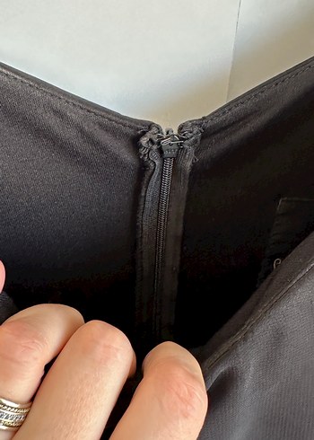 Pierre Cardin Siyah Abiye Elbise-M Beden - Görsel 4