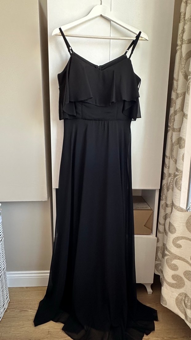 Pierre Cardin Siyah Abiye Elbise-M Beden - Görsel 3