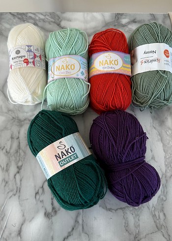 Karışık Markalar 8 Renk ip - Görsel 9