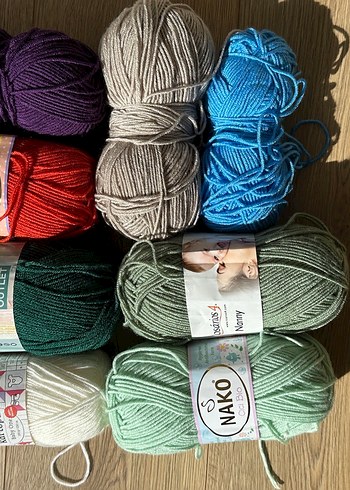 Karışık Markalar 8 Renk ip - Görsel 2