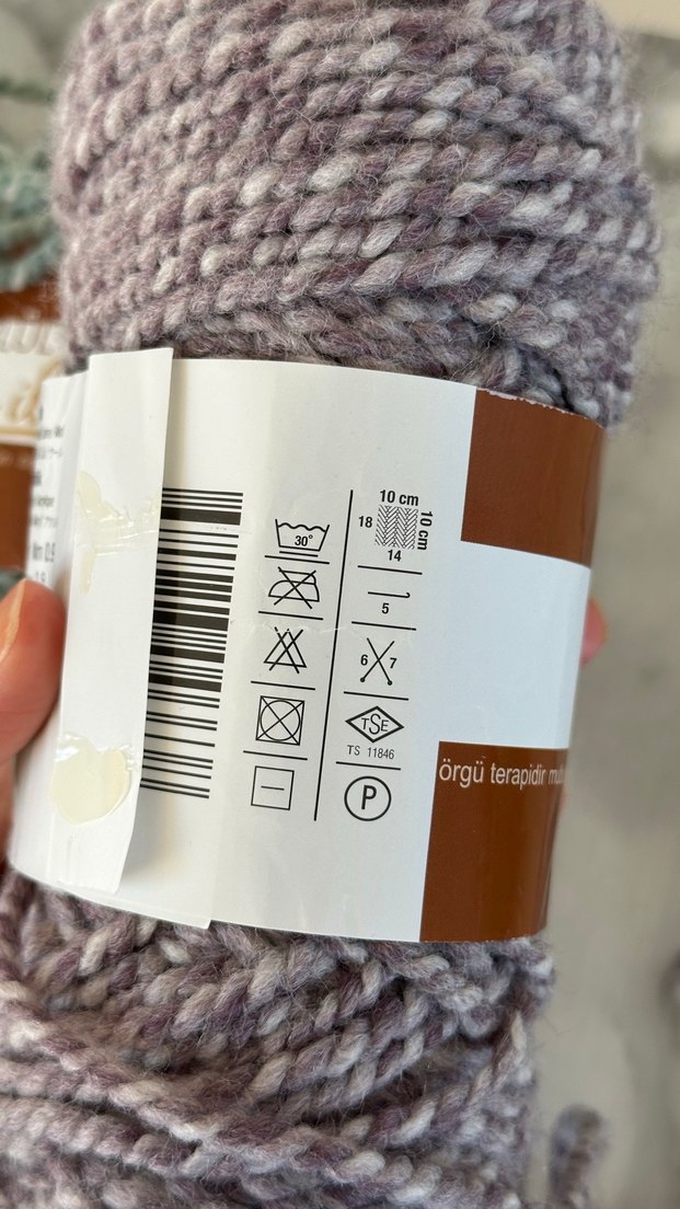 Renkli El Örgü İplikleri Seti-Yünlü desenli 4 adet-ihraç Fazlası - Görsel 4