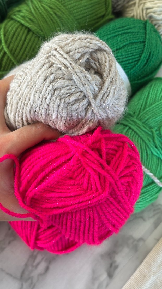 Renkli Bohem Örgü İplik Seti 11 adet - Görsel 3