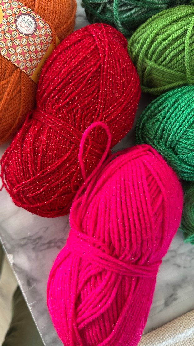 Renkli Bohem Örgü İplik Seti 11 adet - Görsel 2