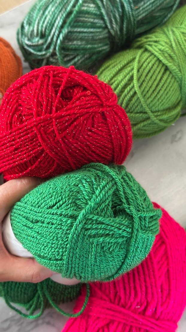 Renkli Bohem Örgü İplik Seti 11 adet - Görsel 4