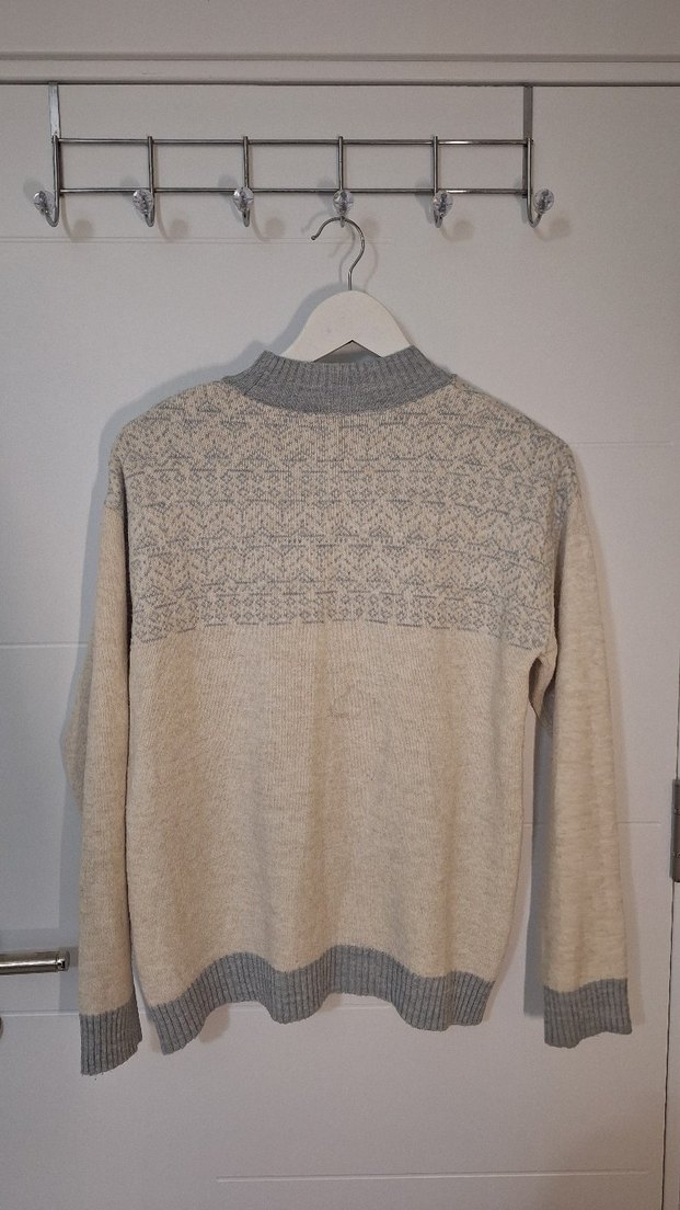 Gri Örgü Kadın Kazak - Görsel 3