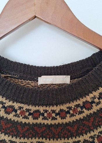 Bohem Uzun Kollu Örgü Kadın Kazak - Görsel 2