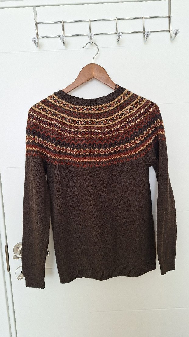 Bohem Uzun Kollu Örgü Kadın Kazak - Görsel 3