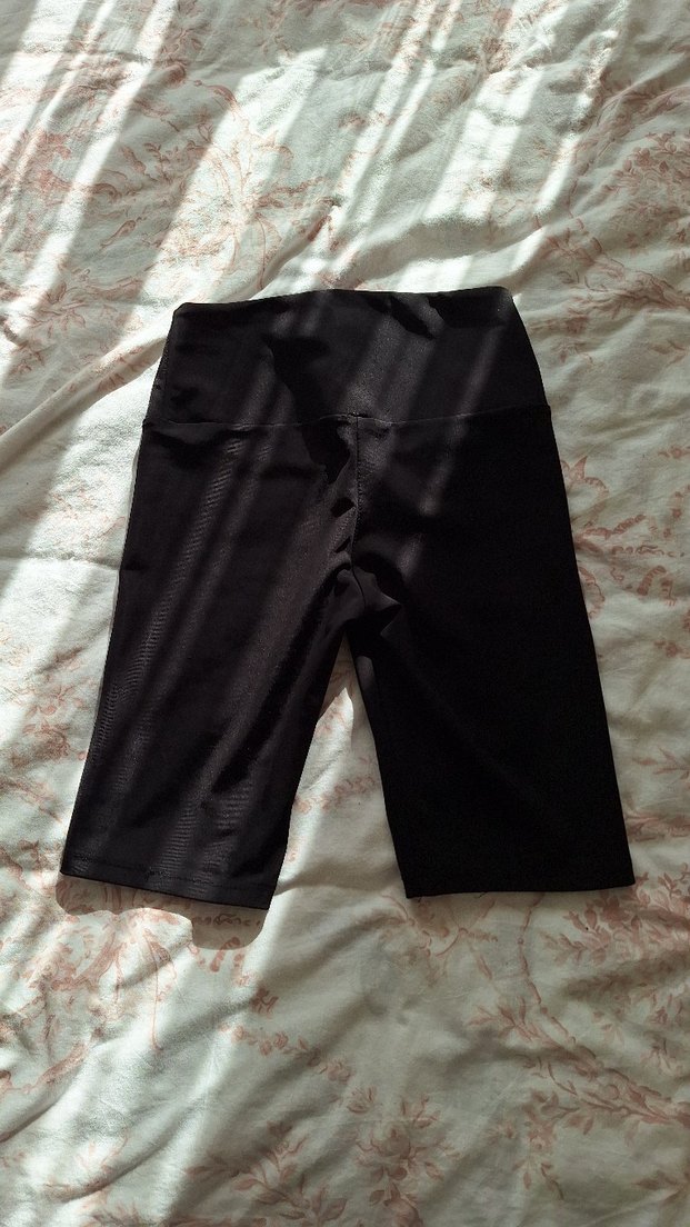 Siyah Biker tayt - Görsel 2